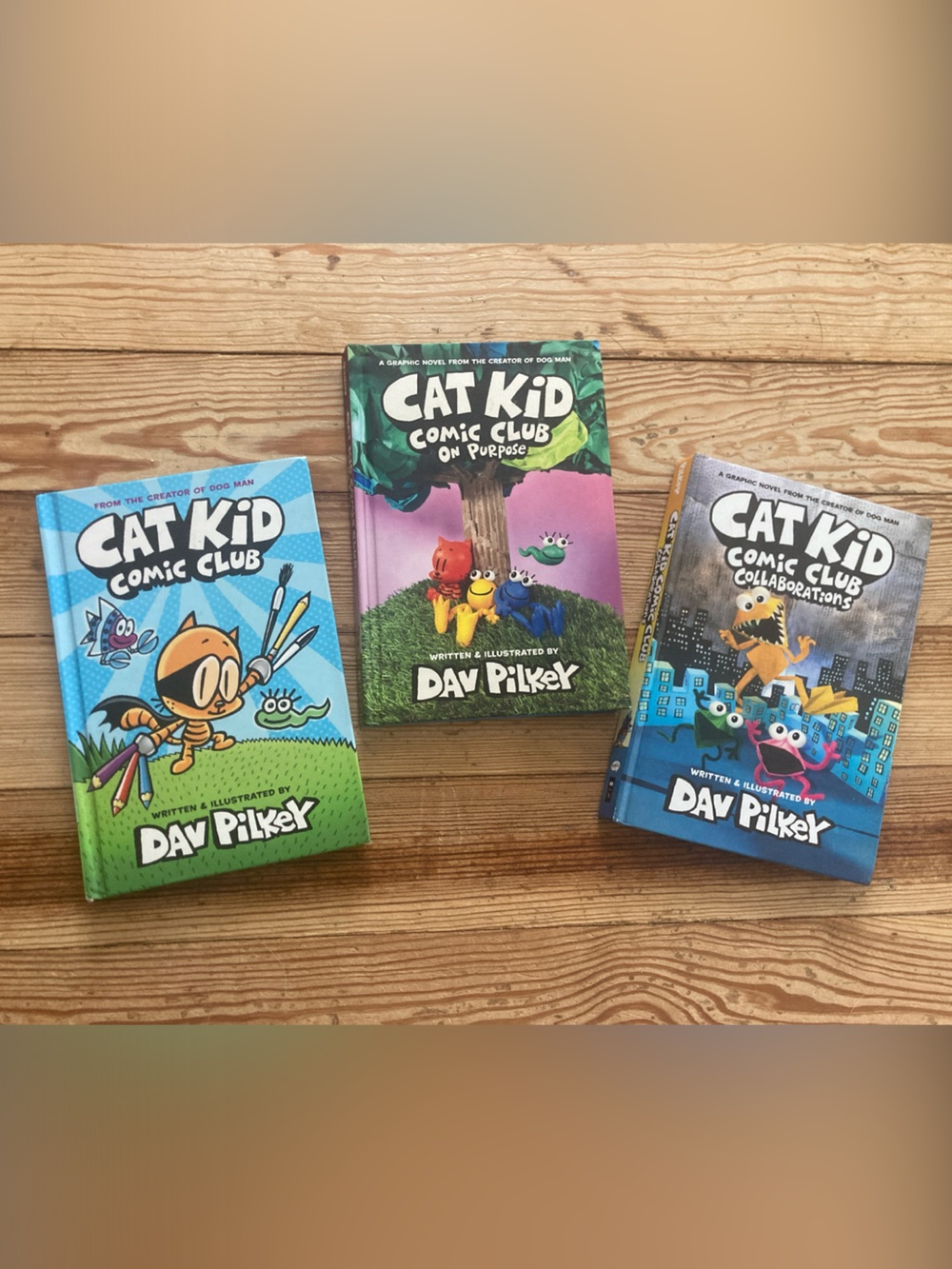 Scholastic Cat Kid Graphic Novels